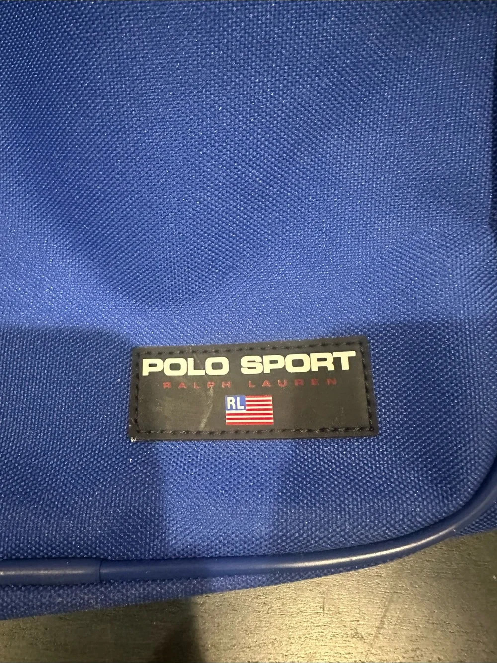 Vintage Polo Sports by Ralph Lauren Royal Blue Duffel Bag with Front Pockets